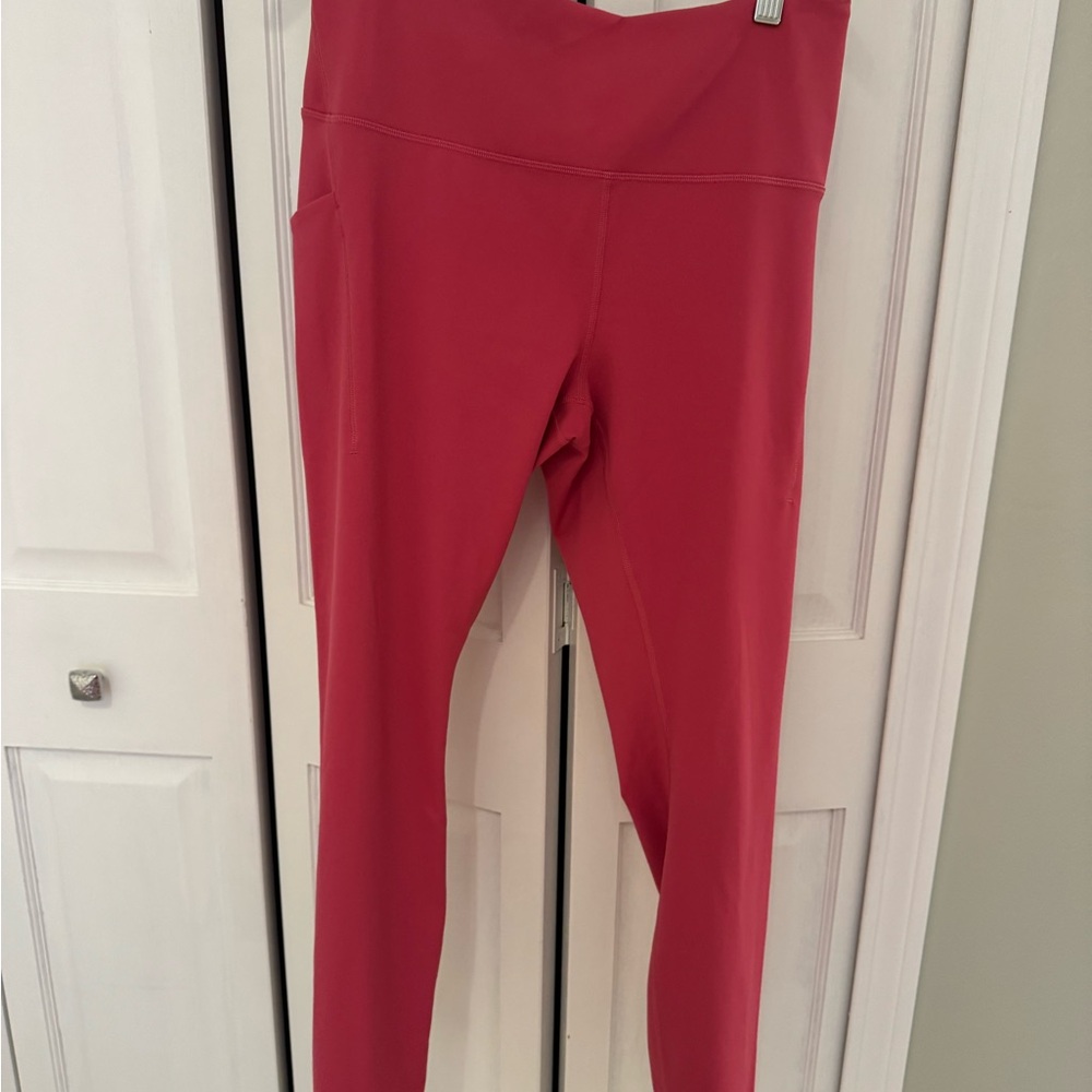 NWT Lululemon Athletica Rosy Pink High-Rise Wunder Train Leggings